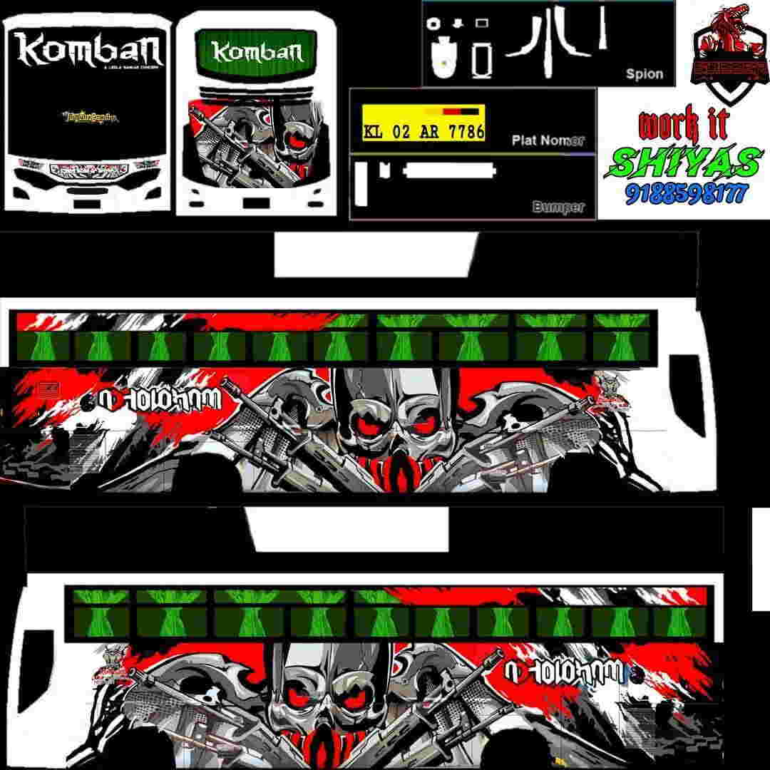 70+ Ultimate Komban Bus Skin HD [Instant] Download